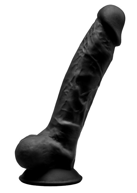 Черный фаллоимитатор SILEXD Model 1 7’’ - 17,5 см.
