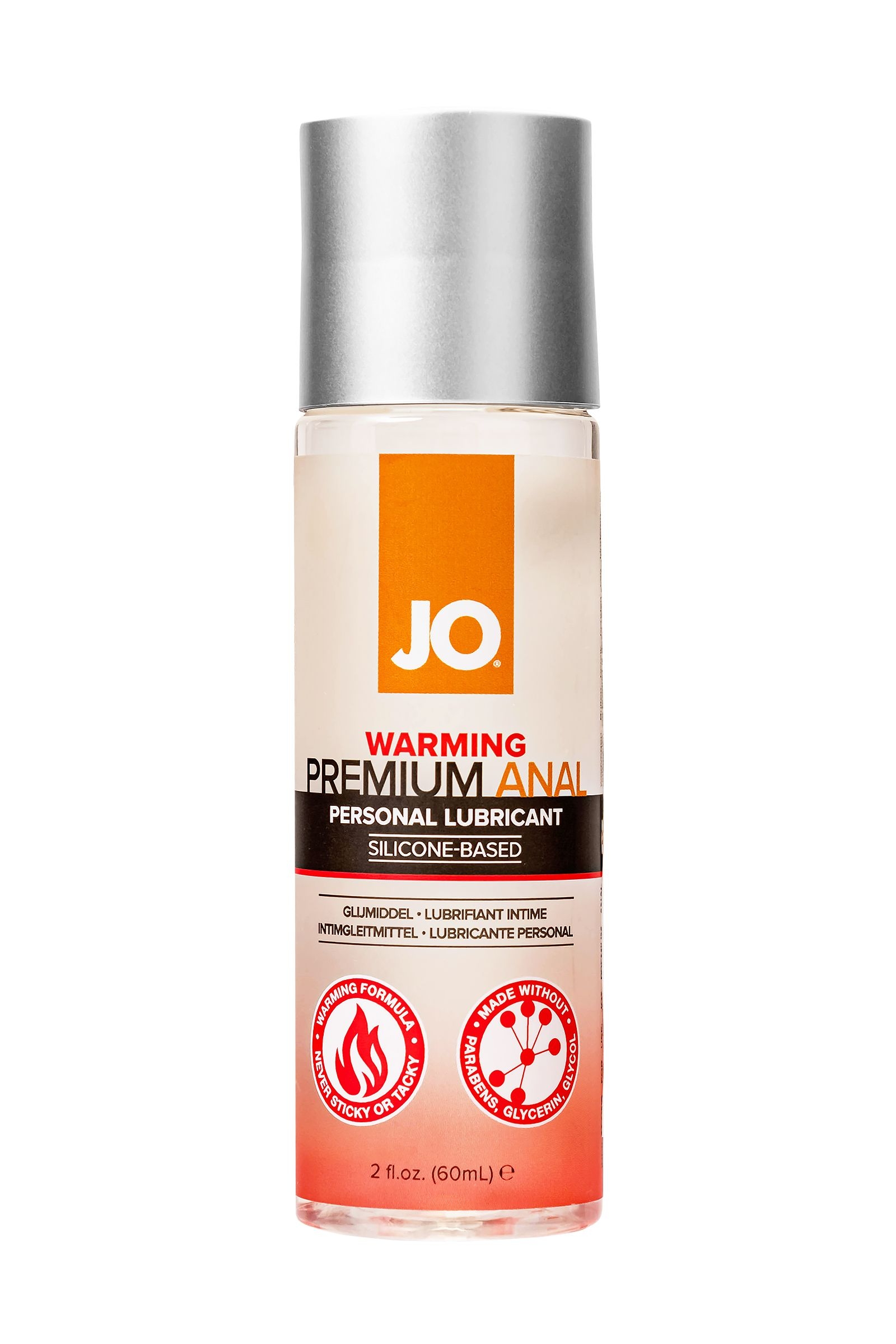 Анальный согревающий лубрикант на силиконовой основе JO Anal Premium Warming - 60 мл.