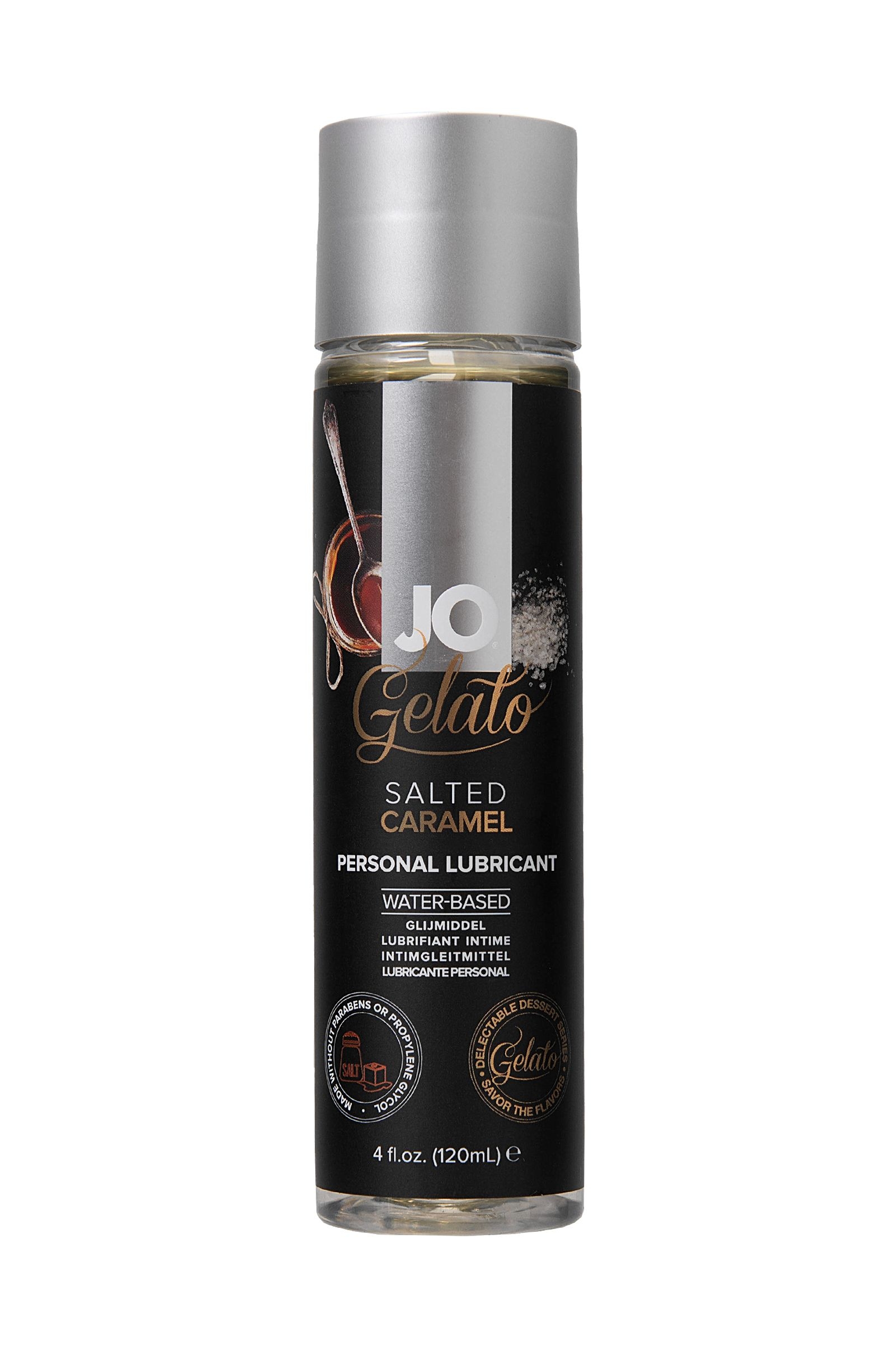 Лубрикант с ароматом солёной карамели JO GELATO SALTED CARAMEL - 120 мл.