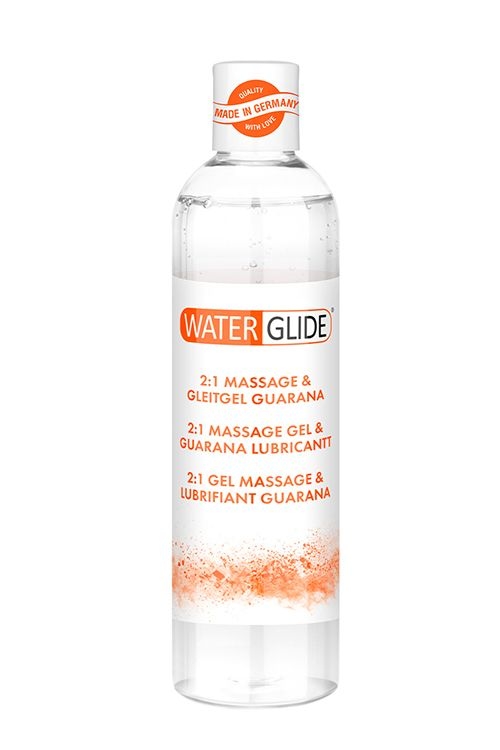 Гель-смазка 2-в-1 MASSAGE & LUBRICANT GUARANA - 300 мл.