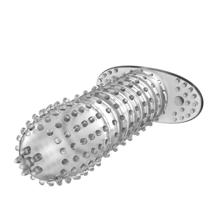 Прозрачная насадка на фаллос с закрытой головкой Penis Sleeve - 13,5 см.