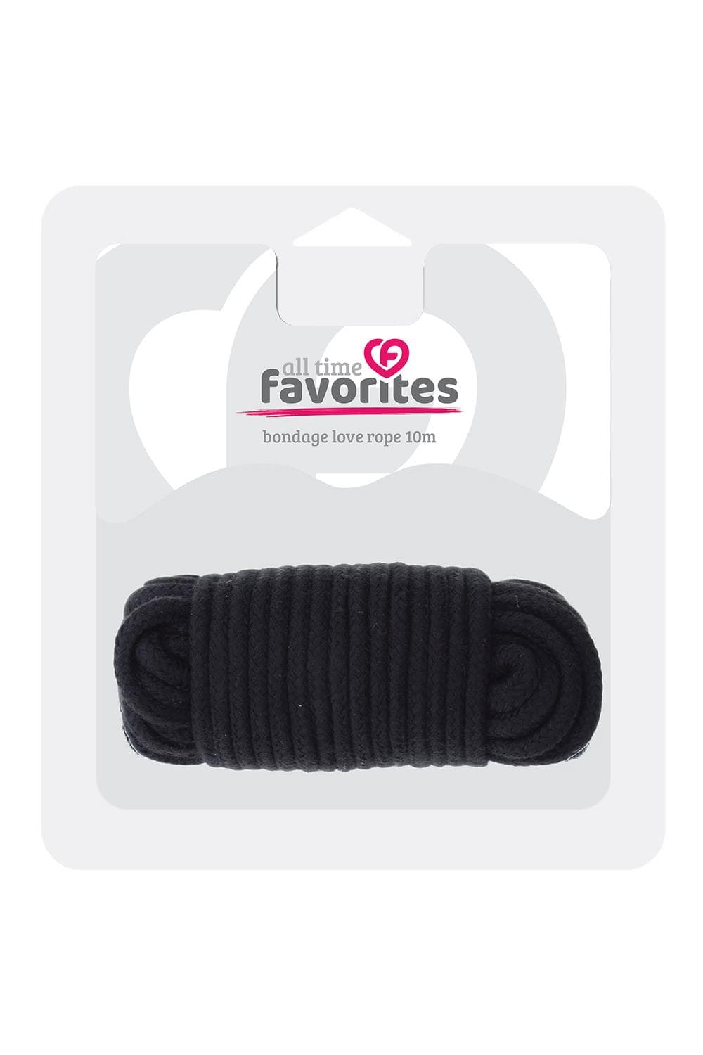 Черная веревка для связывания Love Rope - 10 м.
