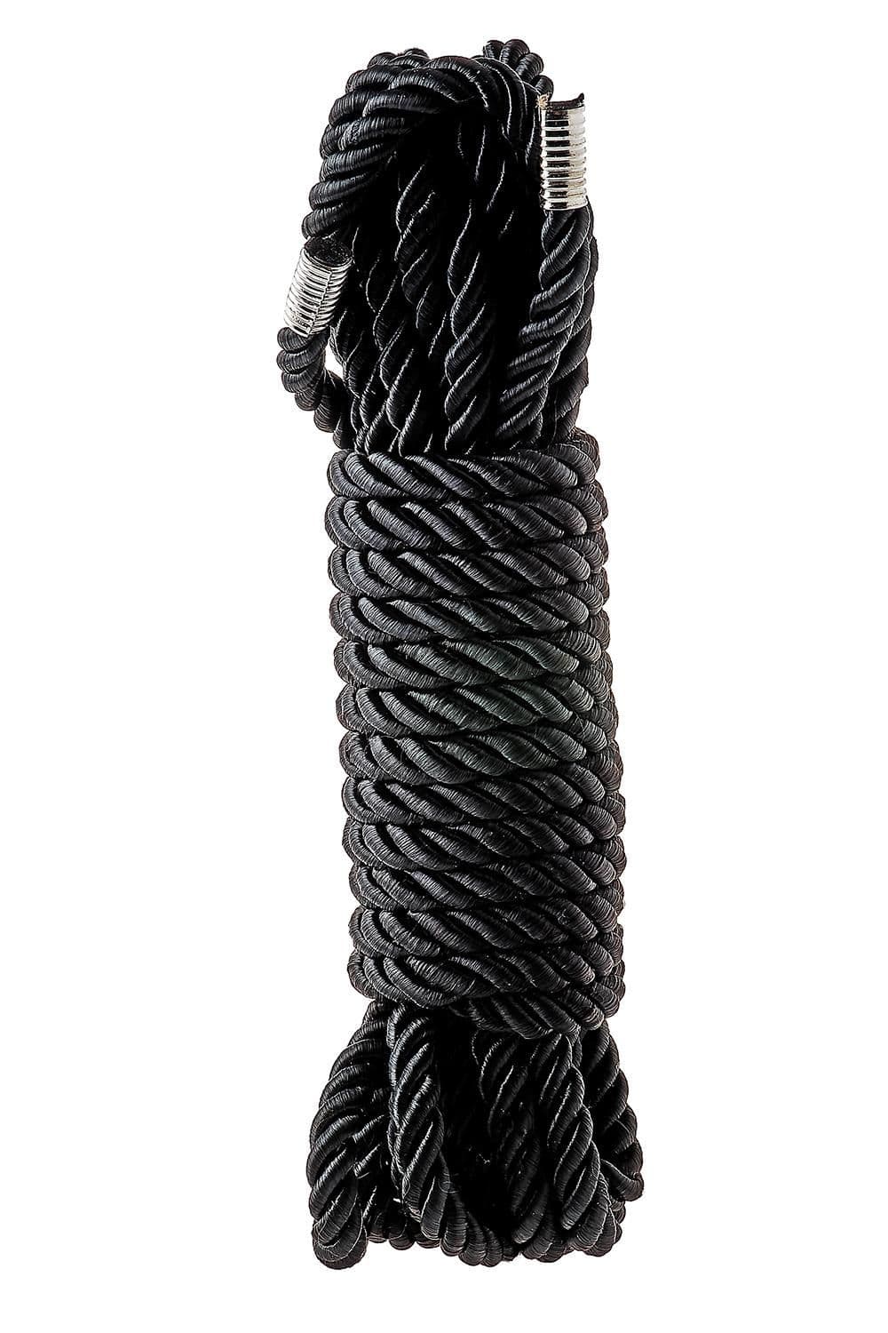 Черная веревка для шибари Deluxe Bondage Rope - 5 м.