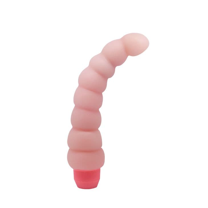 Гнущийся вибратор с хребтом Flexi Vibe Sensual Spin - 19 см.