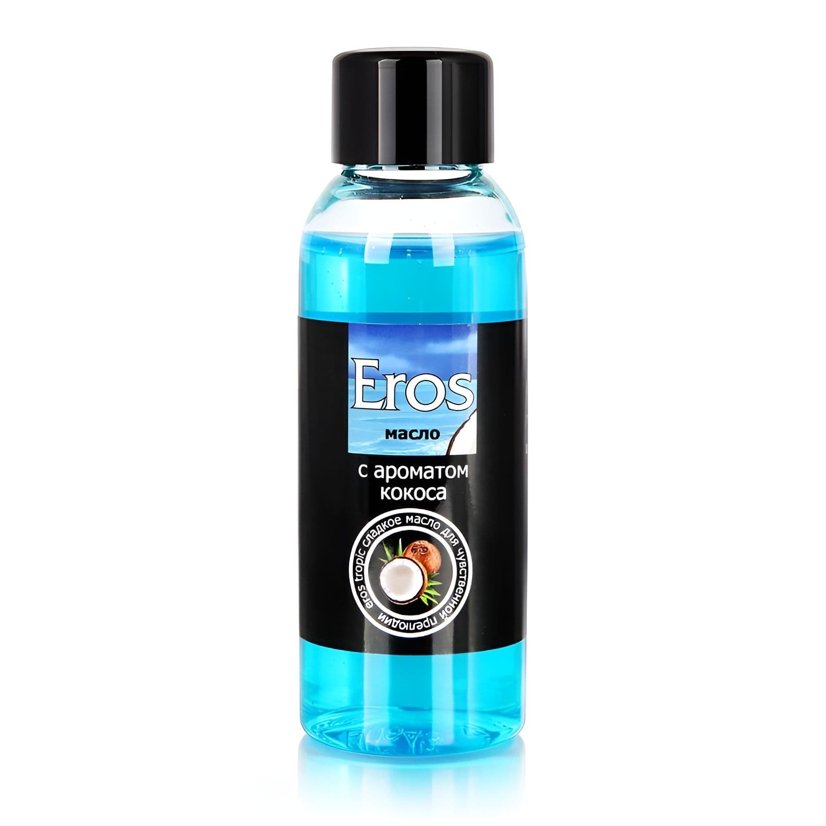 Массажное масло Eros Tropic с ароматом кокоса - 50 мл.
