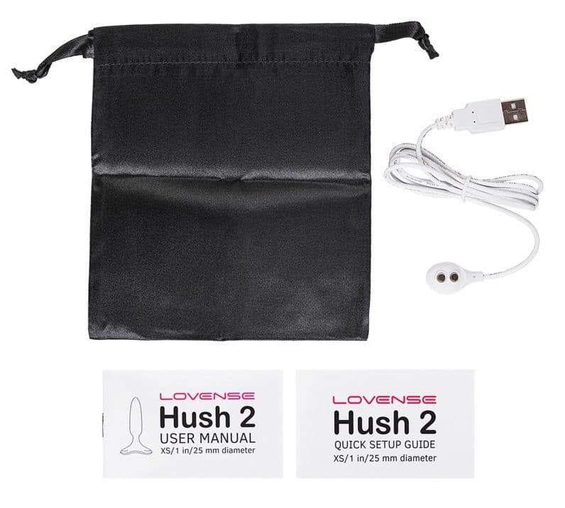 Черная анальная вибропробка HUSH 2 Size S - 12,1 см.