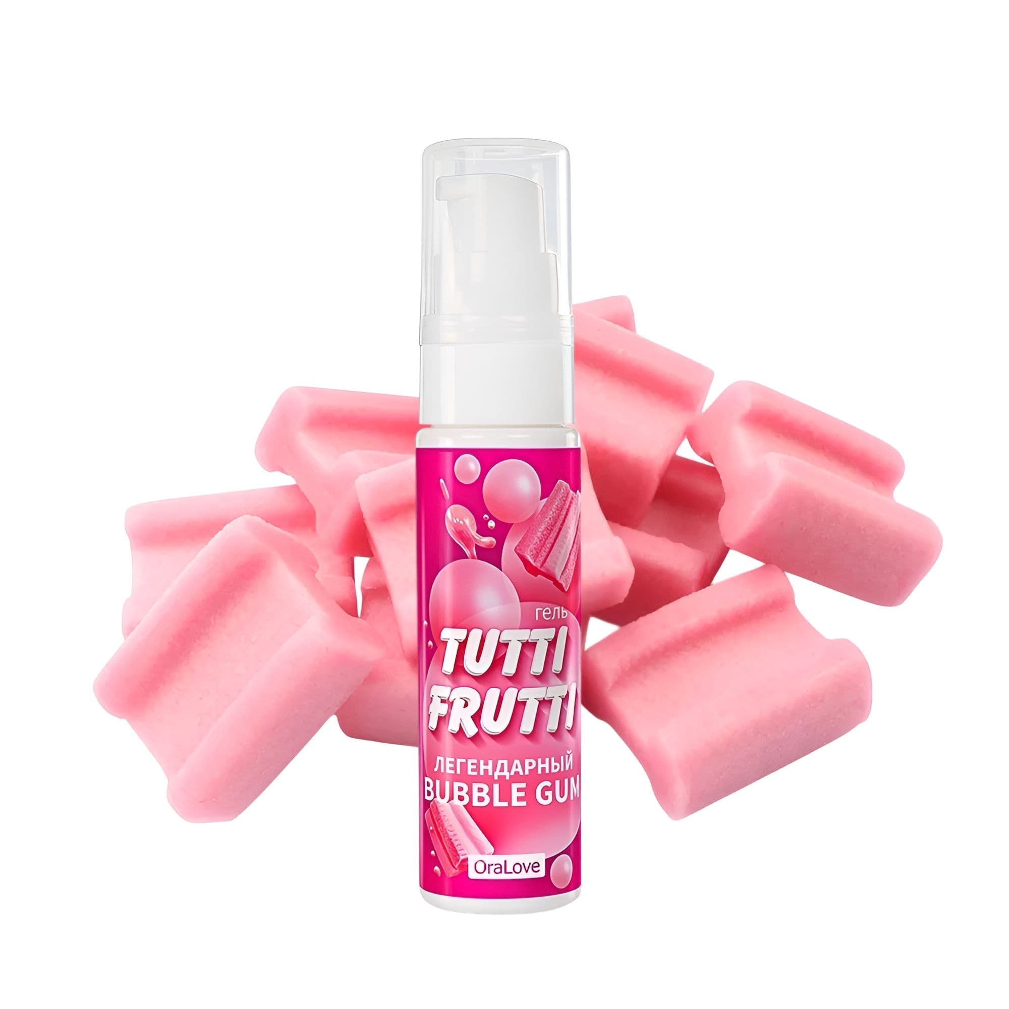 Интимный гель на водной основе Tutti-Frutti Bubble Gum - 30 гр.