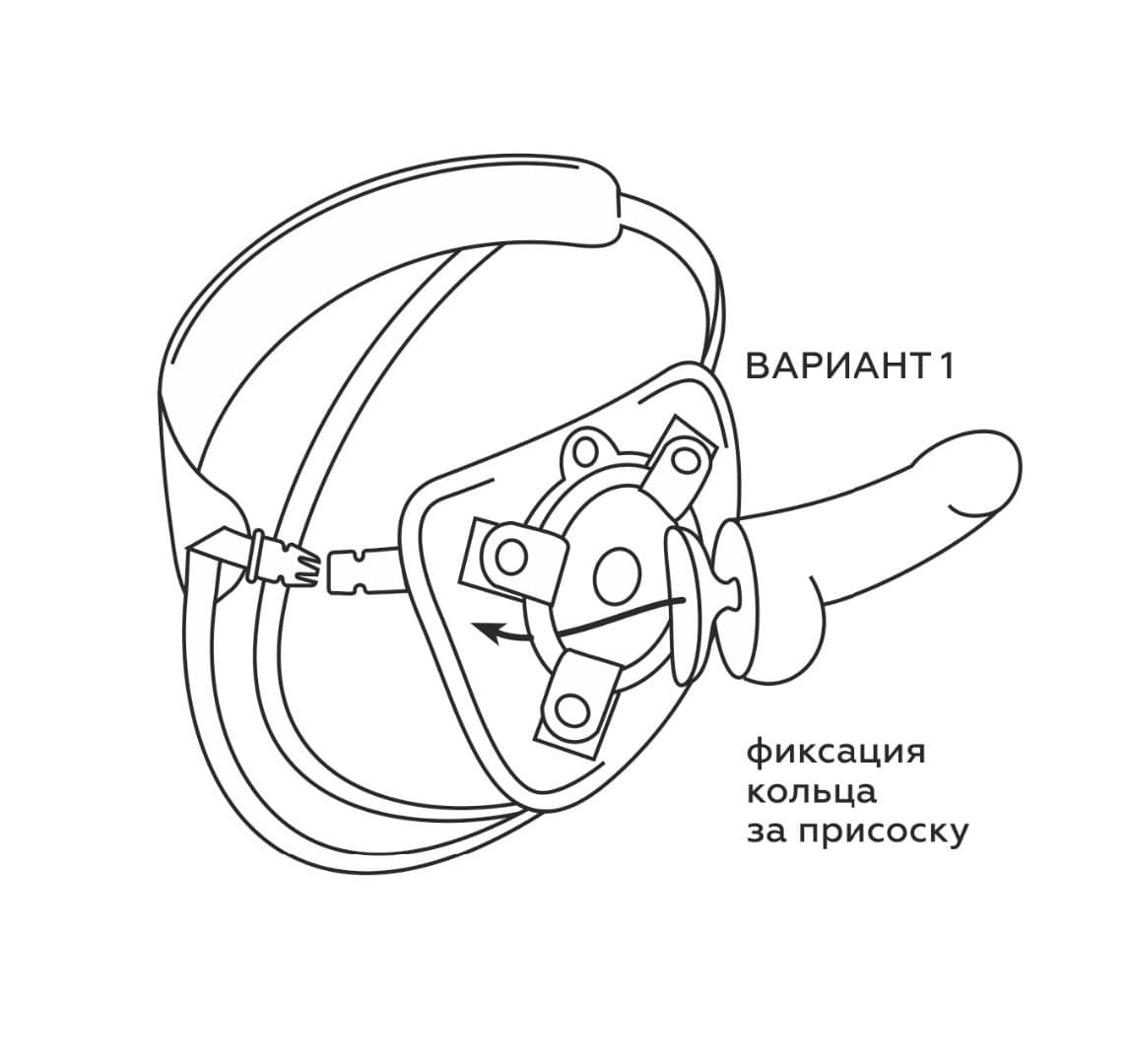 Универсальные трусики Harness UNI strap