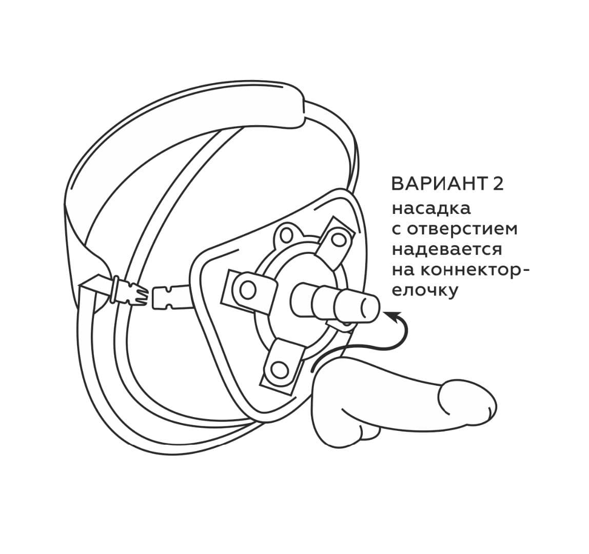Универсальные трусики Harness UNI strap с корсетом