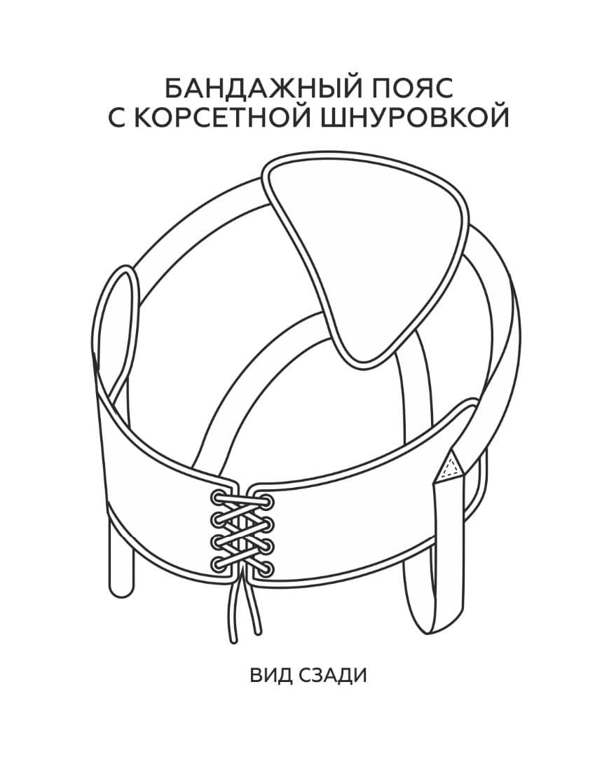 Универсальные трусики Harness UNI strap с корсетом