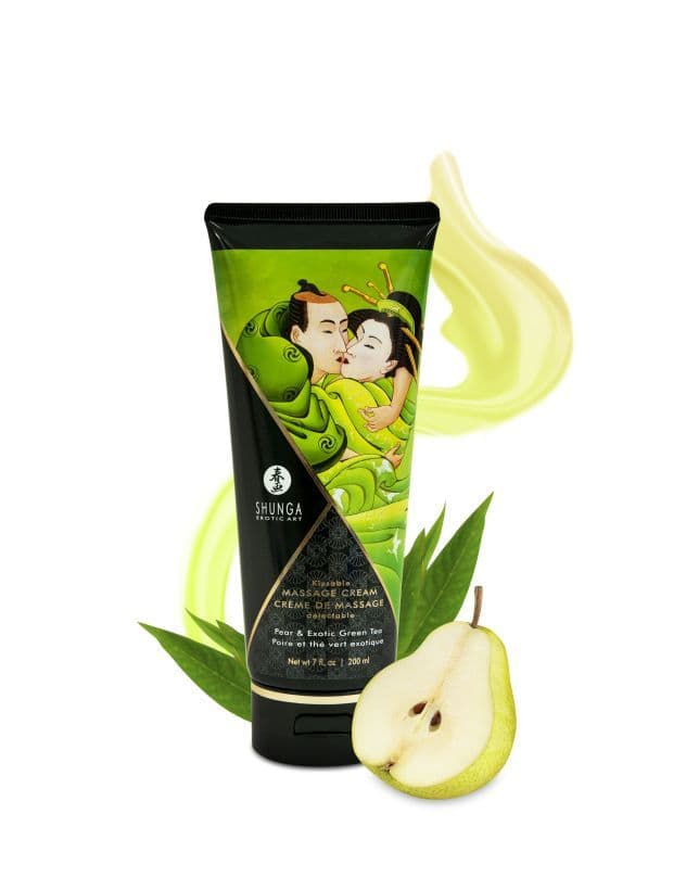 Массажный крем для тела с ароматом груши и зелёного чая Pear & Exotic Green Tea - 200 мл.