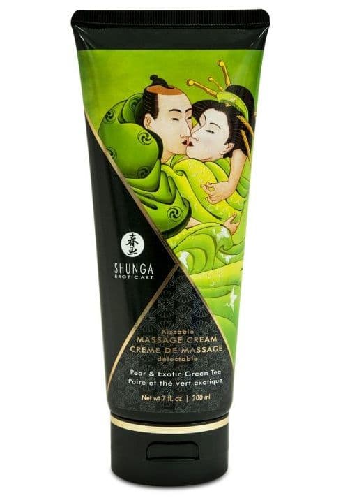 Массажный крем для тела с ароматом груши и зелёного чая Pear & Exotic Green Tea - 200 мл.