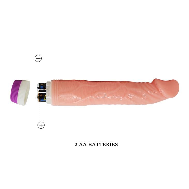 Реалистичный вибратор Pleasure - 22,6 см.