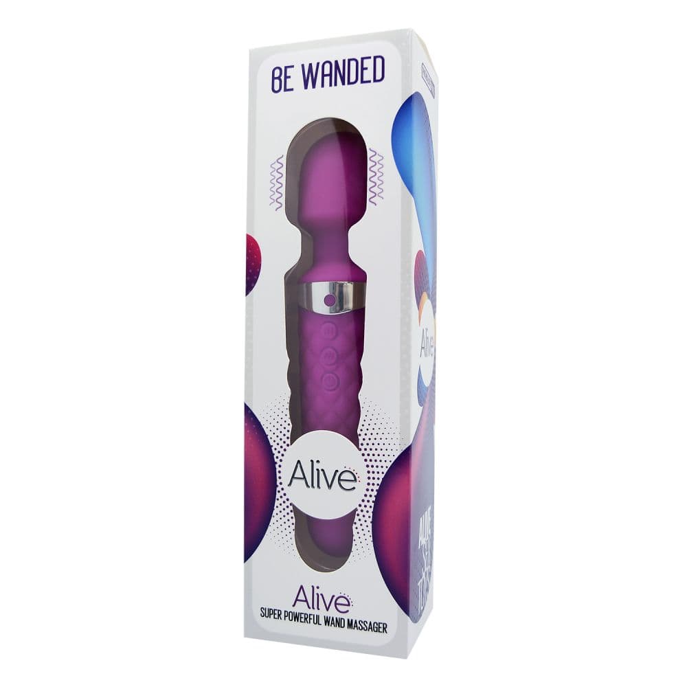 Фиолетовый wand-вибратор Be Wanded - 20 см.