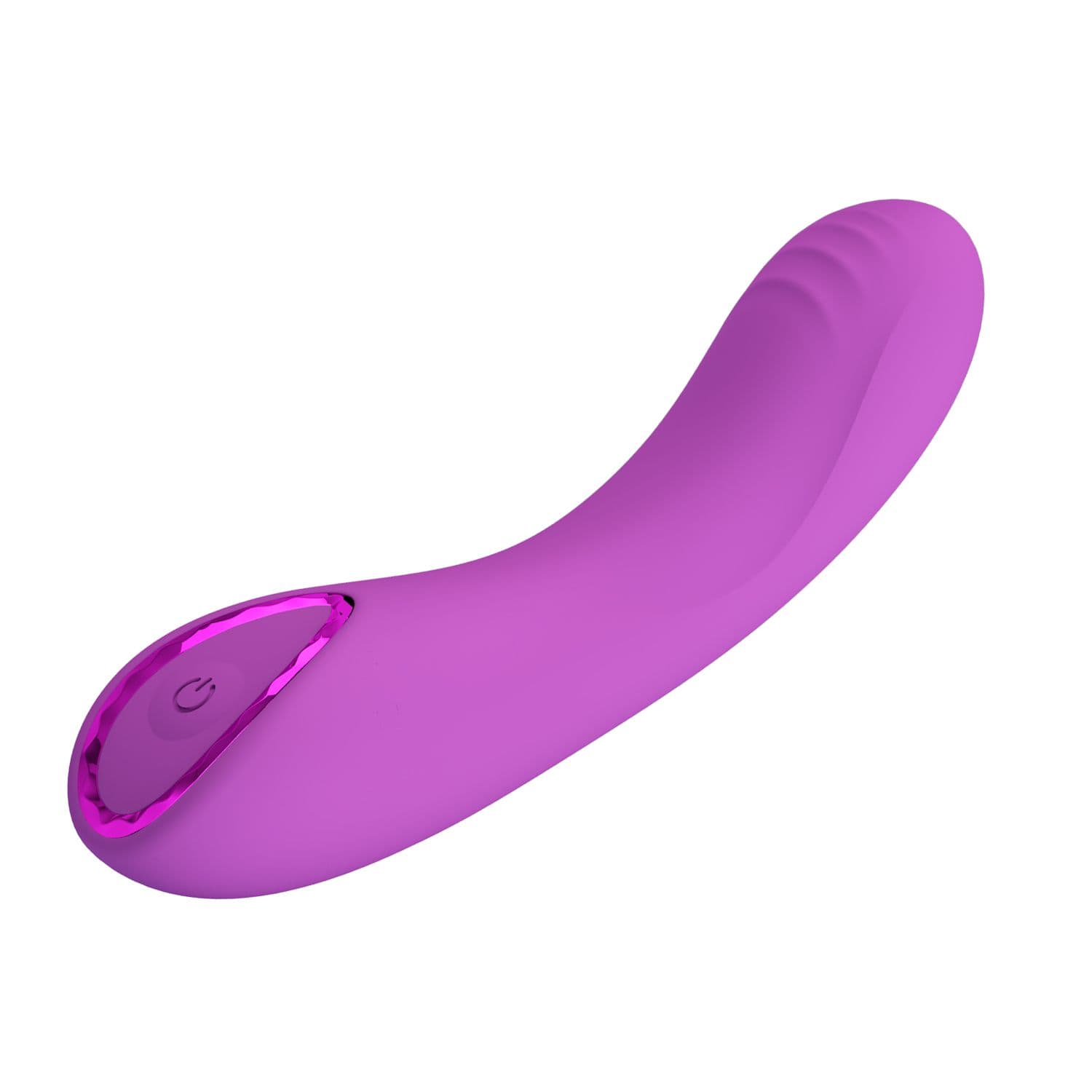 Фиолетовый мини-вибратор DJ Dick - 12,7 см.
