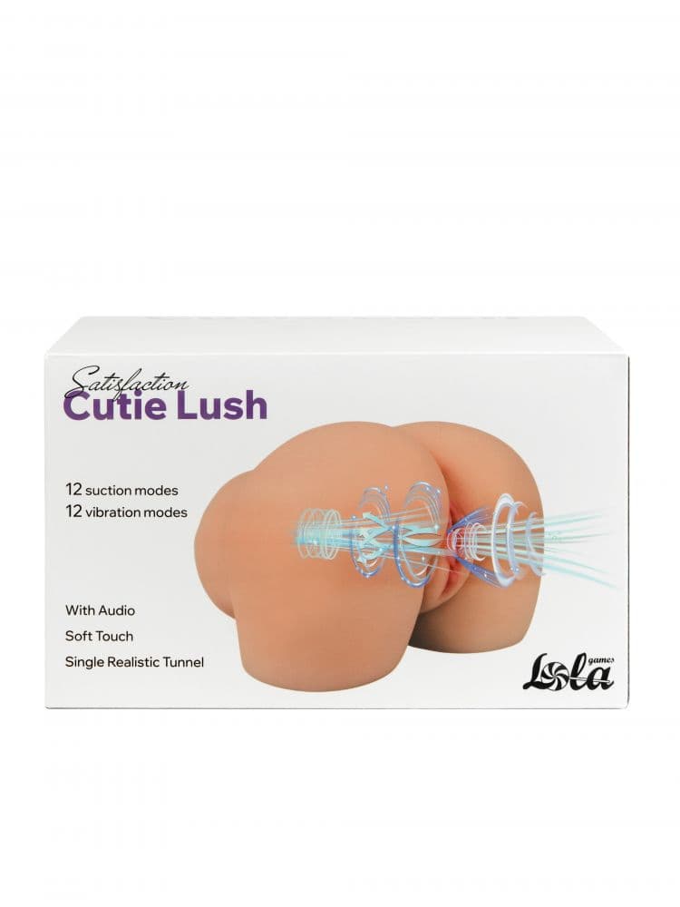 Мастурбатор-вагина с вибрацией и всасыванием Cutie Lush